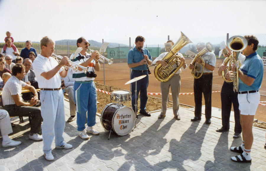 Einweihung tennisplatz